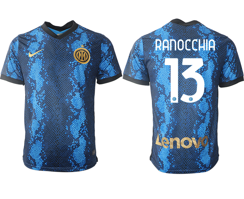 Men 2021-2022 Club Inter Milan home blue aaa versio #13 Nike Soccer Jersey